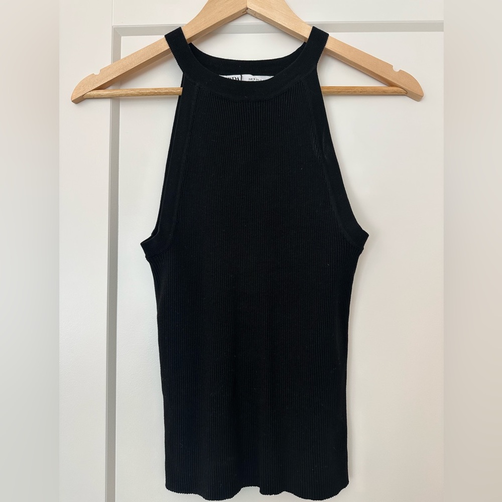 Elegant Black Sleeveless Top